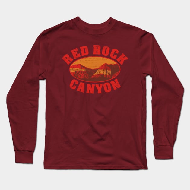 Red Rock Canyon Long Sleeve T-Shirt by robotrobotROBOT
